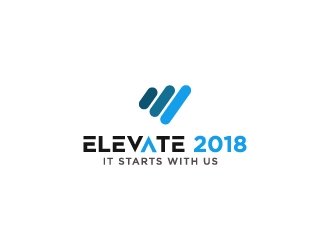 Elevate 2018 logo design by fillintheblack