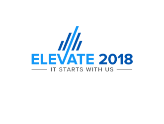 Elevate 2018 logo design by BeDesign