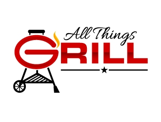 www.allthingsgrill.com logo design by Aelius