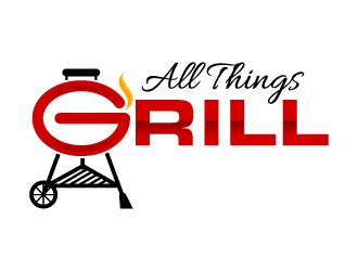 www.allthingsgrill.com logo design by Aelius