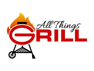 www.allthingsgrill.com logo design by Aelius
