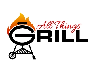 www.allthingsgrill.com logo design by Aelius