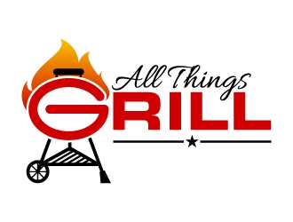 www.allthingsgrill.com logo design by Aelius