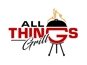 www.allthingsgrill.com logo design by nexgen