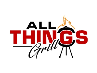 www.allthingsgrill.com logo design by nexgen