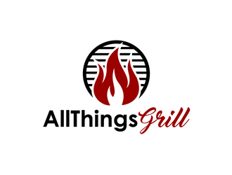 www.allthingsgrill.com logo design by haze