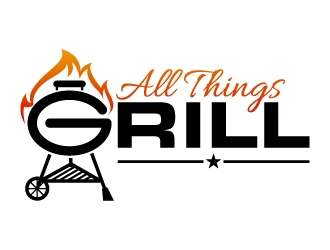 www.allthingsgrill.com logo design by Aelius