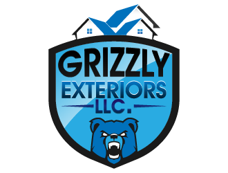 Grizzly Exteriors, LLC. logo design by reight