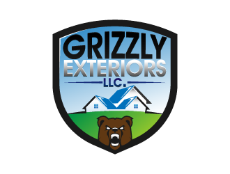 Grizzly Exteriors, LLC. logo design by reight
