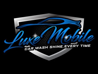 Luxe Mobile Car Wash Shine,Every Time logo design by daywalker
