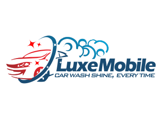 Luxe Mobile Car Wash Shine,Every Time logo design by YONK