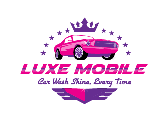 Luxe Mobile Car Wash Shine,Every Time logo design by firstmove