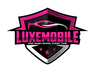 Luxe Mobile Car Wash Shine,Every Time logo design by pencilhand