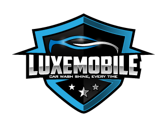 Luxe Mobile Car Wash Shine,Every Time logo design by pencilhand