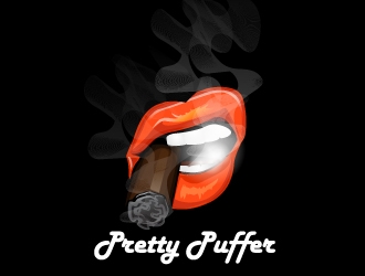 Pretty Puffer logo design by jaize