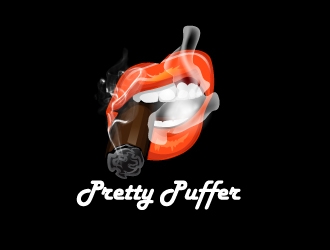 Pretty Puffer logo design by jaize