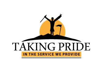 Taking Pride In The Service We Provide logo design by uttam