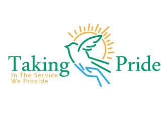 Taking Pride In The Service We Provide logo design by uttam