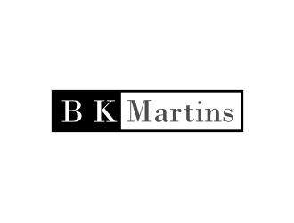 B K Martins logo design by asyqh