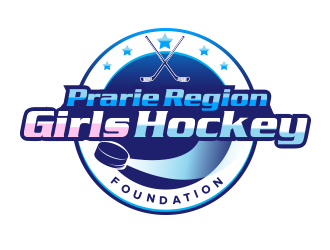 Prarie Region Girls Hockey Foundation logo design by BeDesign