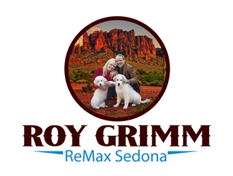 Roy Grimm ReMax Sedona  logo design by DreamLogoDesign