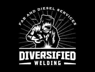 Diversified Welding Fab and Diesel services  logo design by AthenaDesigns