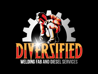 Diversified Welding Fab and Diesel services  logo design by Dddirt
