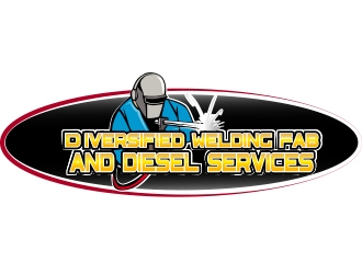 Diversified Welding Fab and Diesel services  logo design by romano