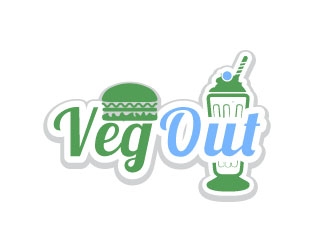 Veg Out  logo design by uttam