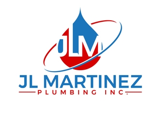 JL MARTINEZ PLUMBING INC. logo design by DreamLogoDesign