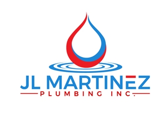 JL MARTINEZ PLUMBING INC. logo design by DreamLogoDesign