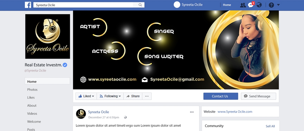 Syreeta Ocile  logo design by corneldesign77