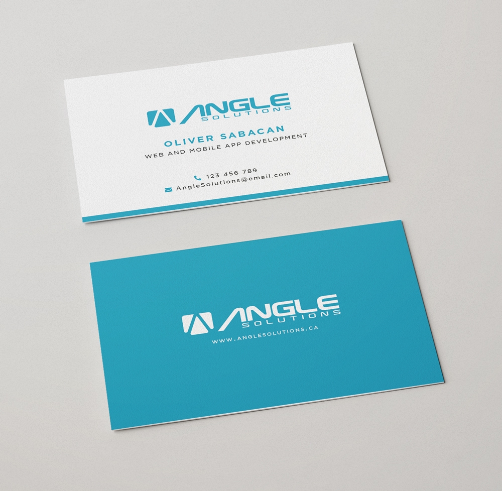 Angle Solutions logo design by fillintheblack