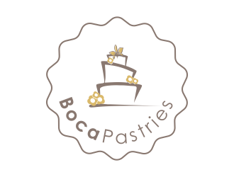 Boca Pastries logo design by YONK
