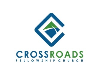 Crossroads Fellowship Church  logo design by Franky.
