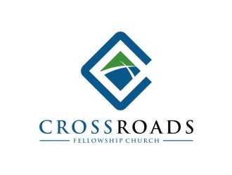 Crossroads Fellowship Church  logo design by Franky.