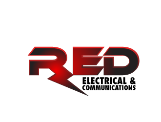 Red Electrical & Communications logo design by tec343