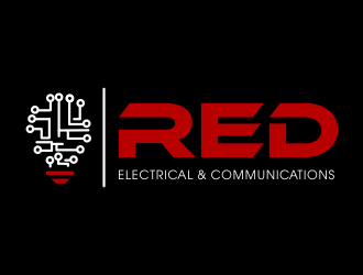 Red Electrical & Communications logo design by JessicaLopes