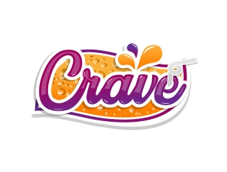 CRAVE logo design by MarkindDesign
