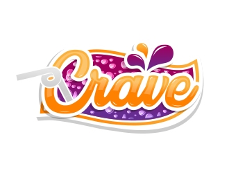 CRAVE logo design by MarkindDesign
