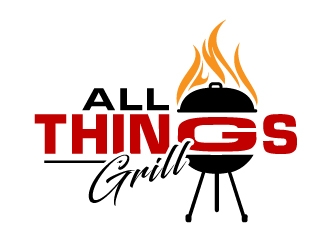 www.allthingsgrill.com logo design by nexgen