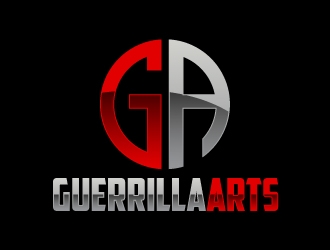 Guerrilla Arts Group or Guerrilla Arts logo design by ElonStark