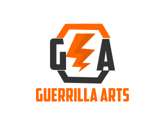 Guerrilla Arts Group or Guerrilla Arts logo design by Greenlight