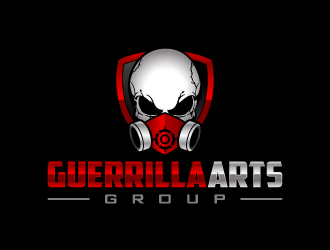 Guerrilla Arts Group or Guerrilla Arts logo design by pencilhand