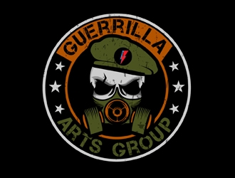 Guerrilla Arts Group or Guerrilla Arts logo design by DreamLogoDesign