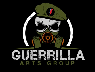 Guerrilla Arts Group or Guerrilla Arts logo design by DreamLogoDesign