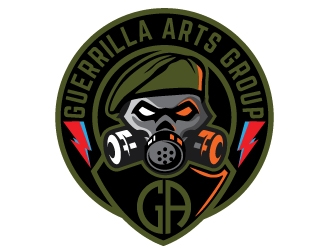 Guerrilla Arts Group or Guerrilla Arts logo design by logoguy