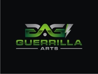 Guerrilla Arts Group or Guerrilla Arts logo design by bricton