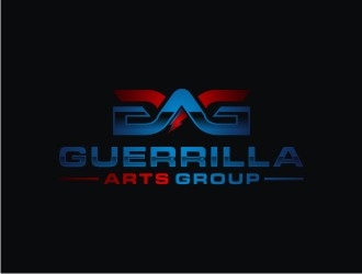 Guerrilla Arts Group or Guerrilla Arts logo design by bricton