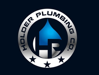 Holder Plumbing Co. logo design by LogoInvent